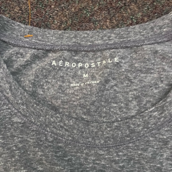 Aeropostale Heather Gray Tie-Front Top - Picture 2 of 3